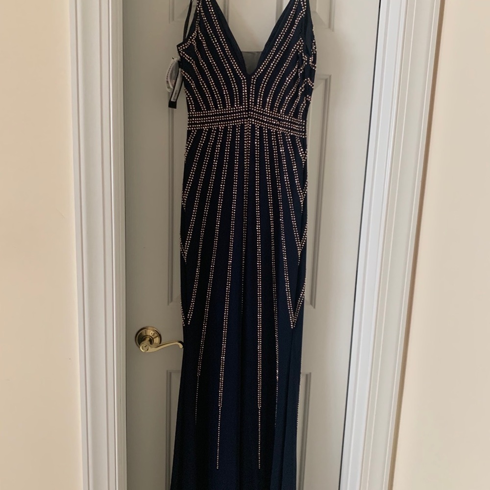 Elegant spaghetti strap slip gown. PROM